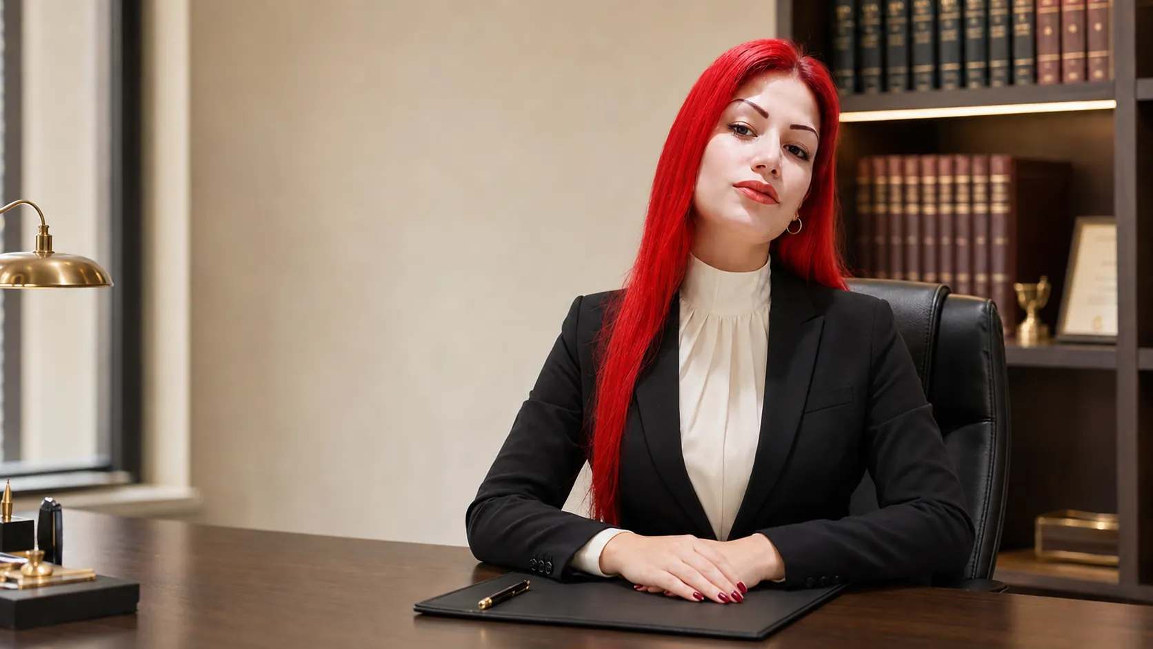 Marianne Andueza, perito forense y abogada, en su despacho